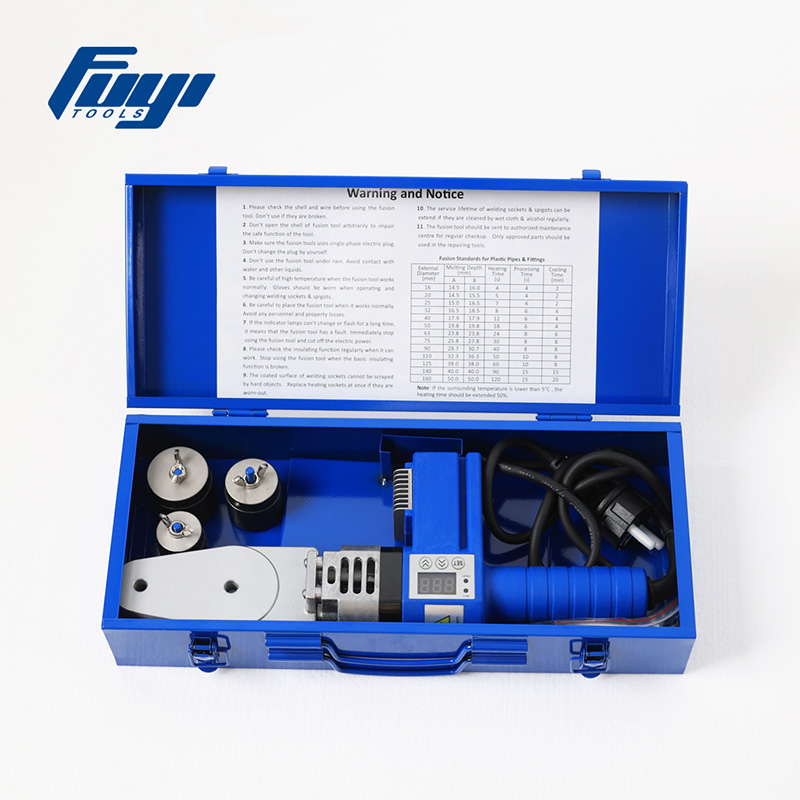 Saldatrice per fusione con presa per tubi PPR con display digitale FYDCX32